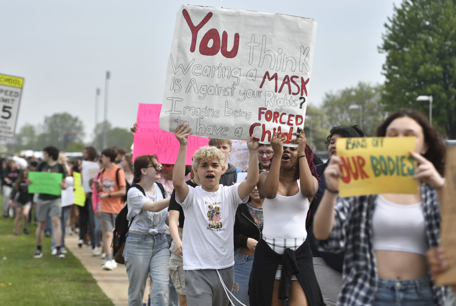 WALKOUT - ROE VS WADE DEMONSTRATION